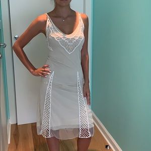 NWOT Patrizia Pepe Made in Italy Lace Ivory Dress